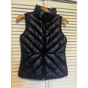 MARC NEW YORK Size S Small Puffer Vest Full Zip Light‎ Weight Soft Puffy Blue